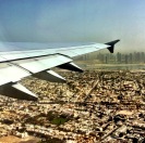 Over Dubai.