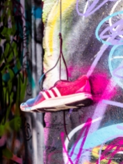 Graffiti and Shoe.